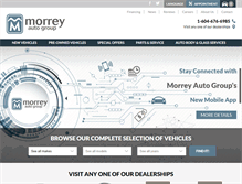 Tablet Screenshot of morreyauto.com